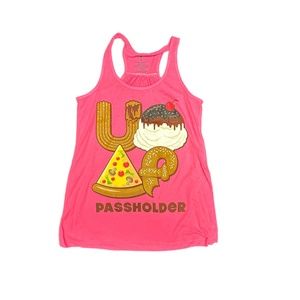 2023 Universal Studios Annual Passholder UOAP Pink Tank Top S